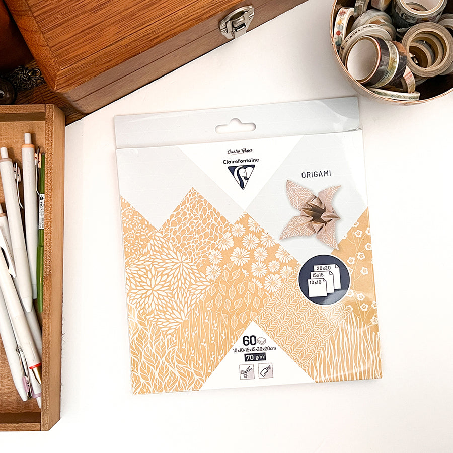 Clairefontaine Origami Kraft Paper 10cm / 15cm / 20cm