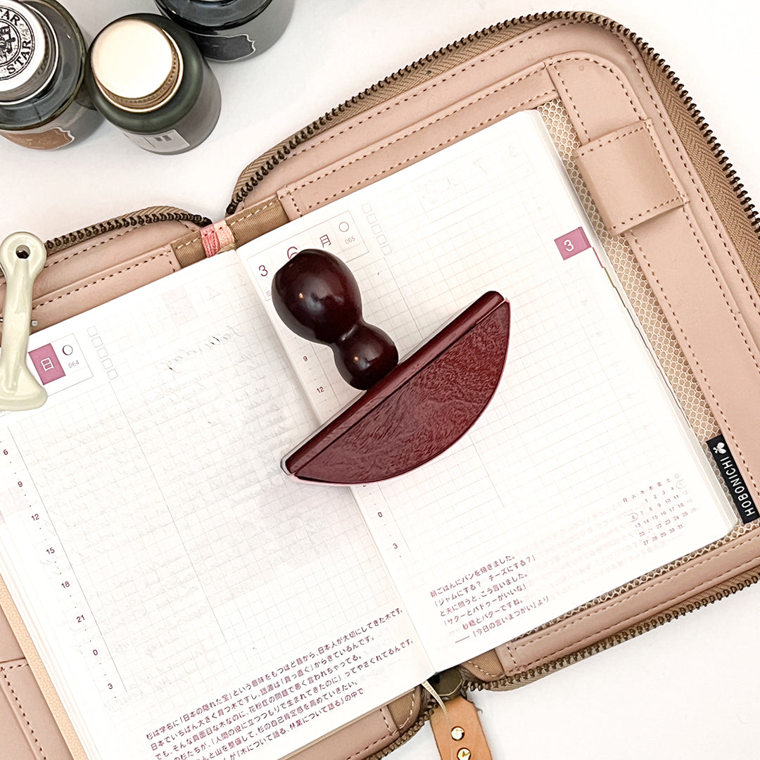 J Herbin Wooden Rocking Blotter