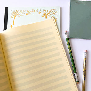 Mahora B5 Notebook - Lemon (Light Yellow)