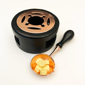 Wooden Wax Seal Furnace - Black