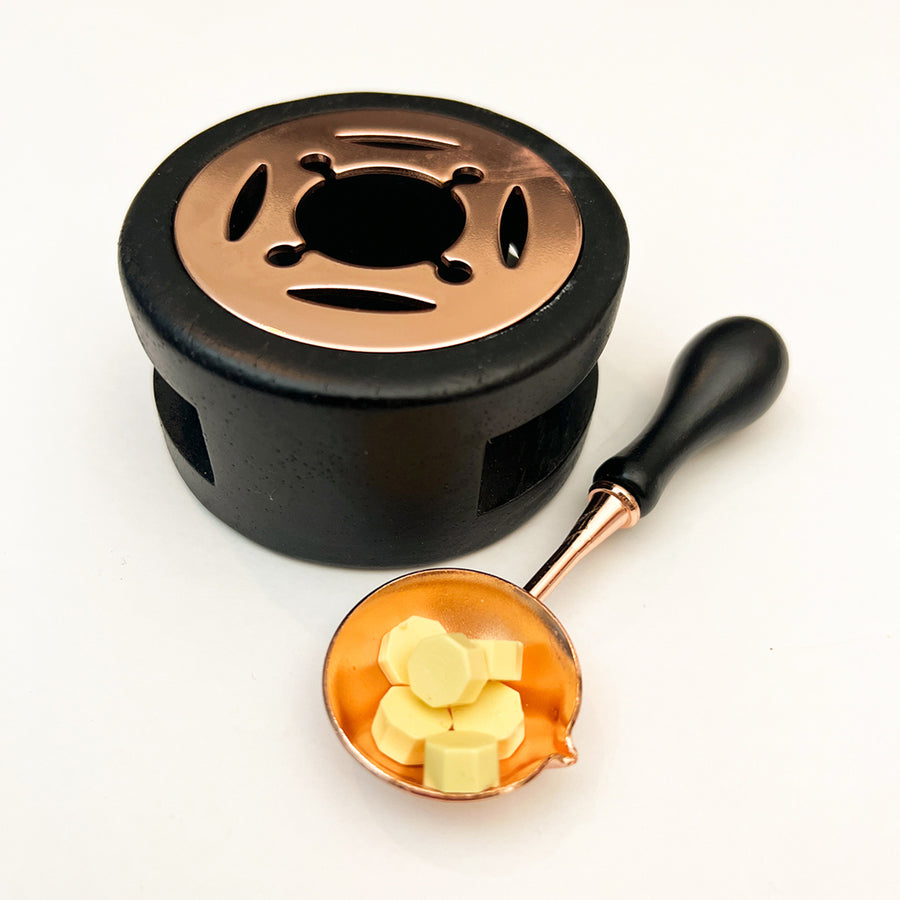 Wooden Wax Seal Furnace - Black