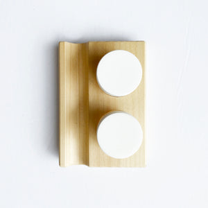 Wooden Dinky Dip - Jumbo Double 1/2oz Ink Container, Stand and Pen Rest