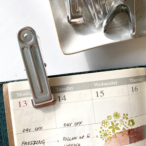 Retro Aluminum Clips from Japan - Square