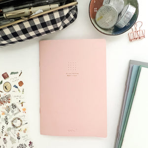 Midori A5 Notebook Color Dot Grid - Pink