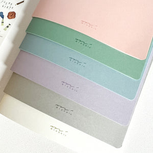 Midori A5 Notebook Color Dot Grid - White