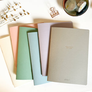 Midori A5 Notebook Color Dot Grid - White