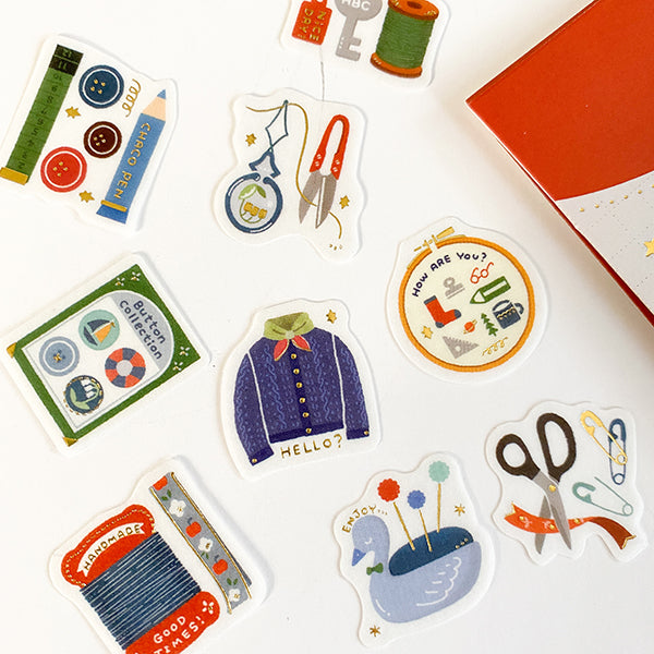 Papier Platz Sticker Flakes - Eric Small Things - 390 Sewing