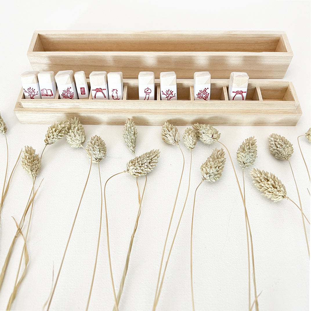 Studio Lotus Storage Paulownia Box for Yura No In Stamp - Long Upright