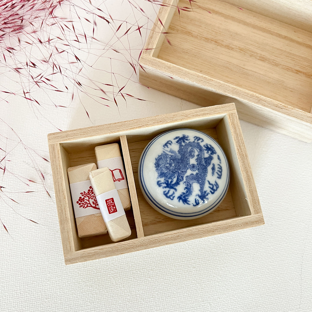 Studio Lotus Storage Paulownia Box for Yura No In Stamp - With Ink Compartment