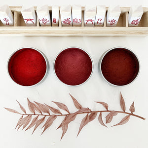 Studio Lotus Vermillion Ink Pad for Yura No In Stamp - Red Tea