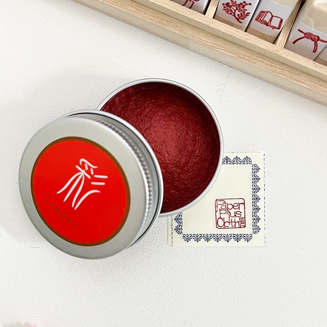 Studio Lotus Vermillion Ink Pad for Yura No In Stamp - Red Tea