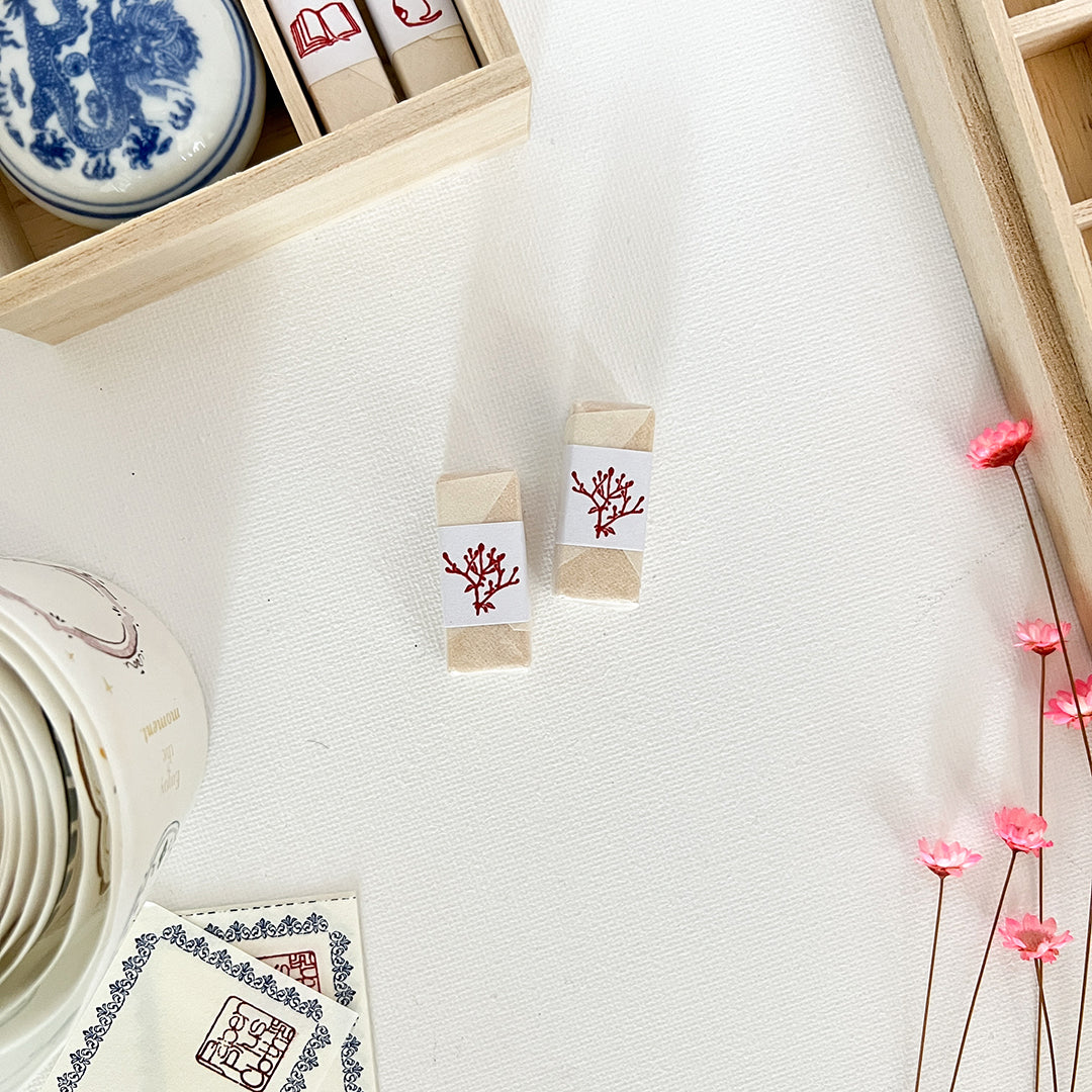 Studio Lotus Original Yura No In Stamp - Main Boxwood Yuin of "Wa Moko"