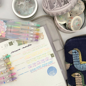 Zebra Sarasa Marble - 5pk Pen Set - 0.5