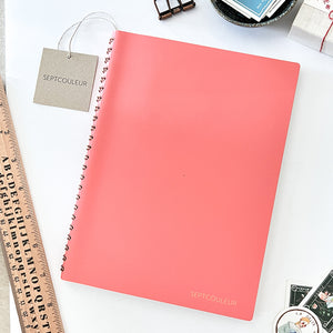 Maruman Septcouleur A5 Notebook - Spicy Coral Pink