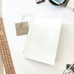 Maruman Septcouleur A6 Notebook - Crisp White