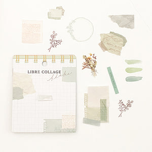Mind Wave Libre Collage Sticker Flakes - 81062 Green