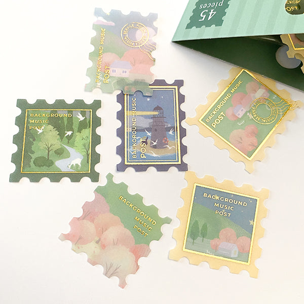 BGM Post Office Sticker Series - Landscape