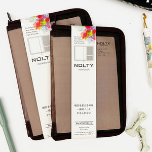 Nolty Notebook Mesh COVER - Burgundy