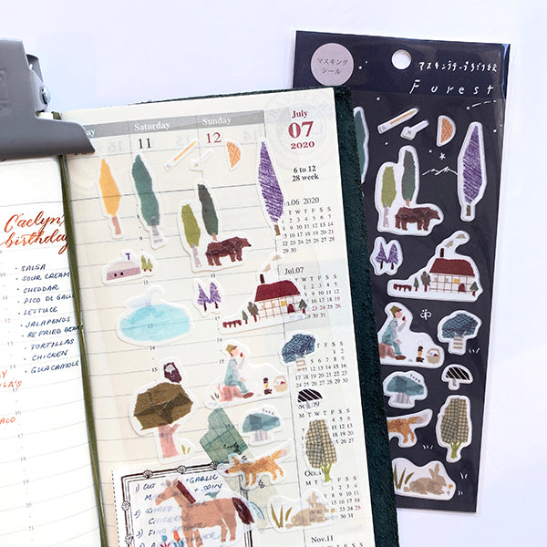 Miki Tamura Sticker Set - Forest