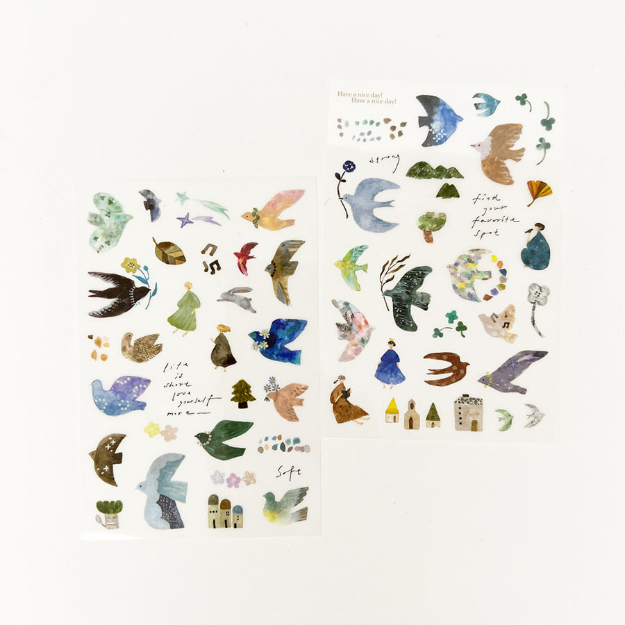 Pion Sticker Transfer - Bird Island