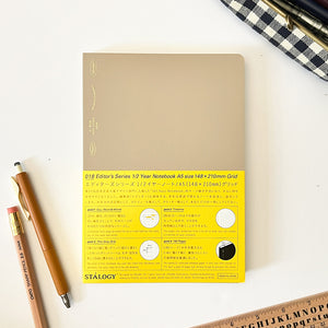 Stalogy 1/2 Year Notebook - 2022 Edition A5 - Beige