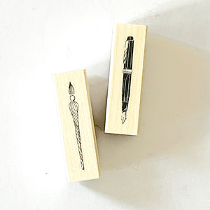 Beverly Rubber Stamp - Writing Tools