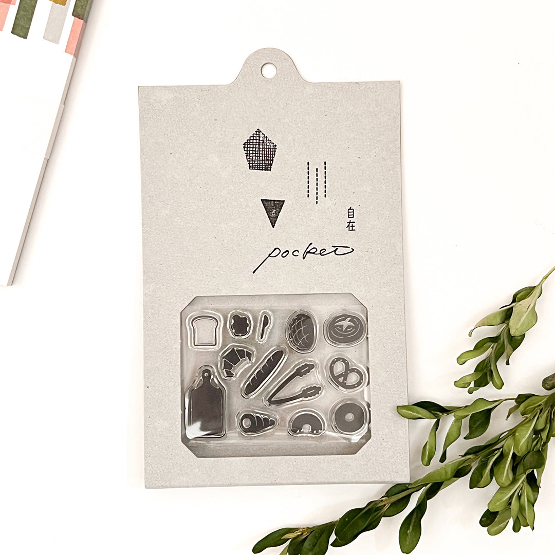 Mizushima Clear Stamps POCKET - Bread 01
