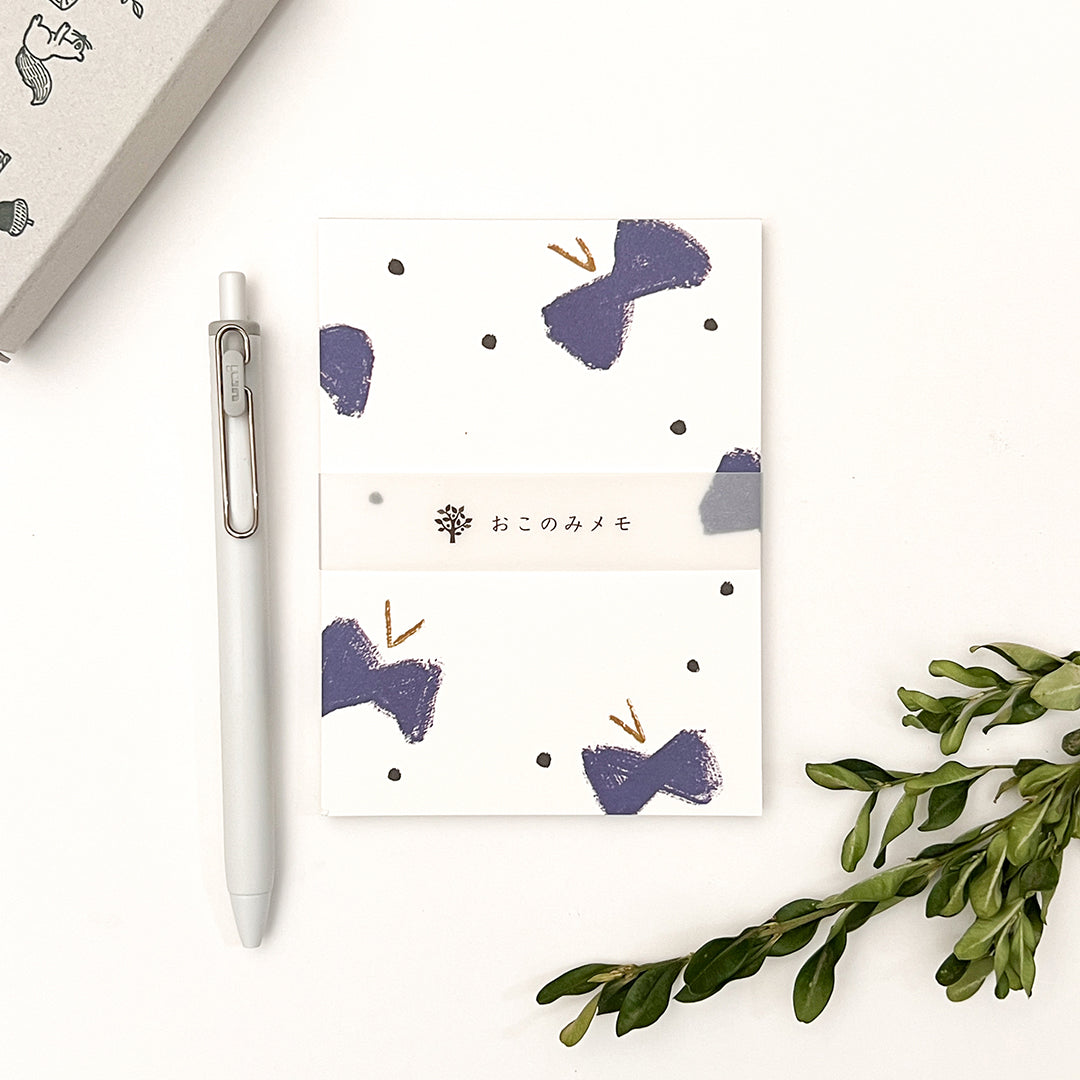Mizushima Okonomi Memo Pad - Butterfly 01