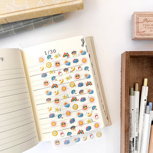 Midori Stickers For Diary Daily records - 82564 Weather