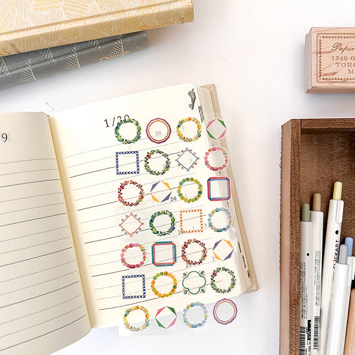 Midori Stickers For Diary Daily records - 82570 Frames