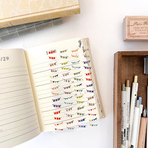 Midori Stickers For Diary Daily records - 82571 Garland