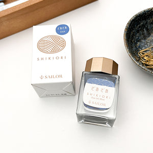 Sailor Shikiori Sound of Rain Fountain Pen Ink 20ml Bottle -  Zaza