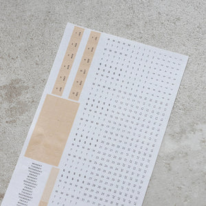 Take A Note Washi Stickers RECORD - Calendar, Monthly, Daily Bullet Journal