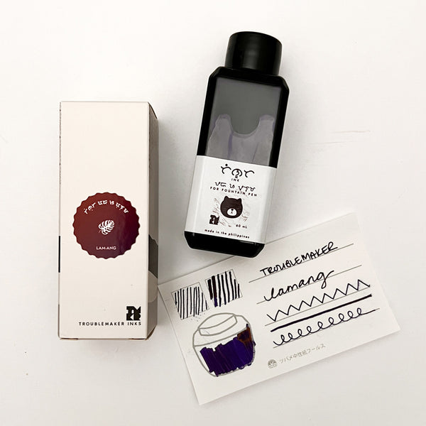 Troublemaker Sheening Fountain Pen Ink 60ml Bottle - Lam-ang - Paper ...