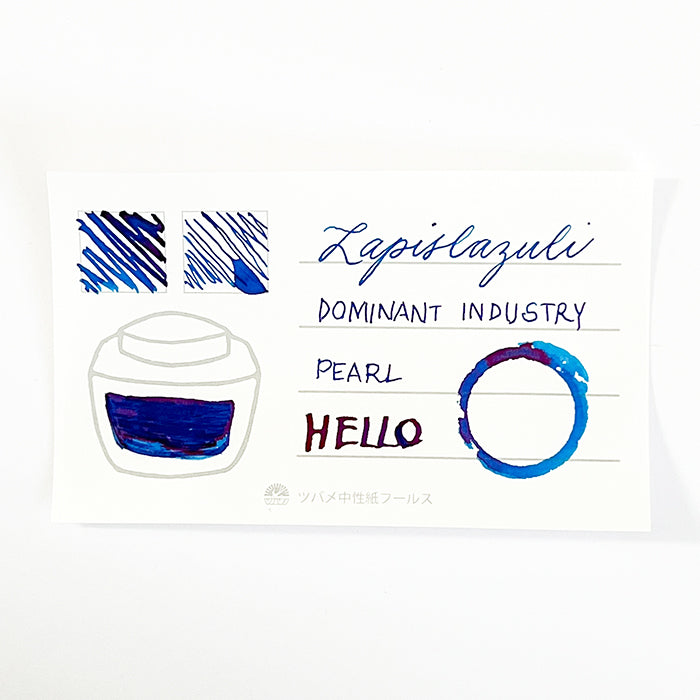 Dominant Industry Fountain Pen Ink - Pearl - 019 Lapis Lazuli
