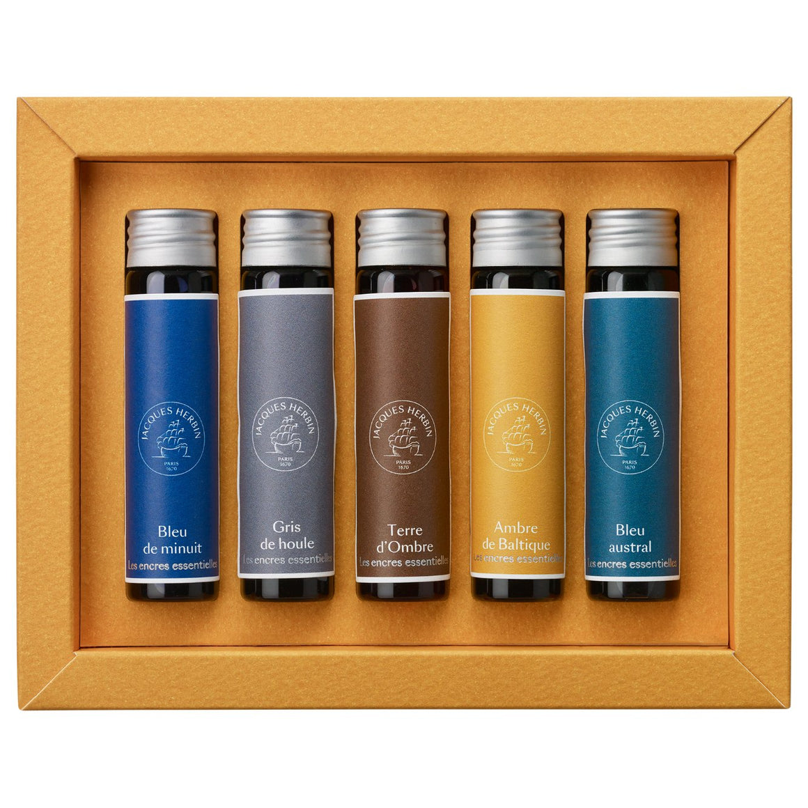 J. Herbin Fountain Pen Ink - Encres Essentielles Collection - Mini Set Lunares