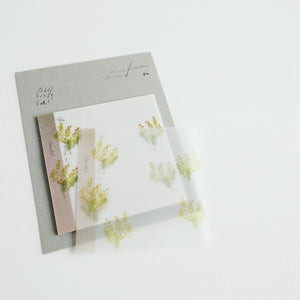 Yohaku Tracing Paper Sticky Notes - M-059 Mimosa