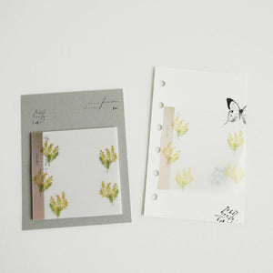 Yohaku Tracing Paper Sticky Notes - M-059 Mimosa