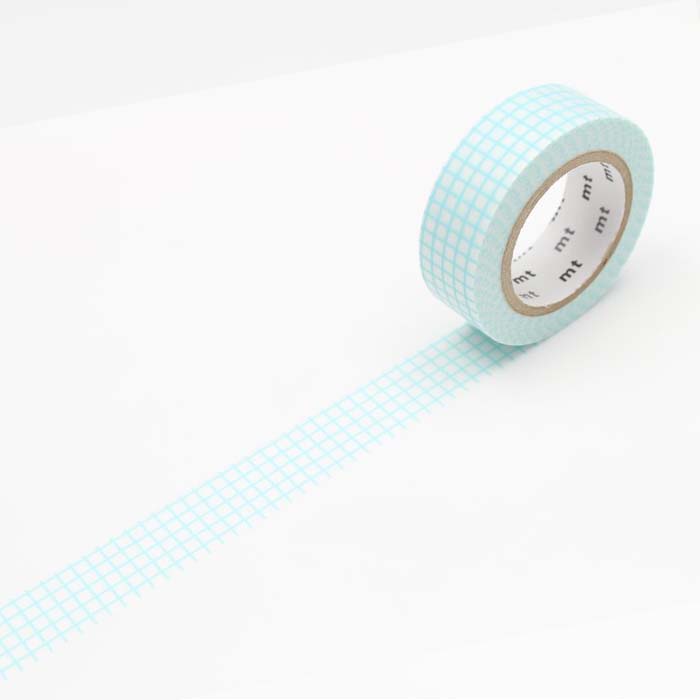 mt Masking Tape Solids - MT01D395 Graph Hougan Mint Blue