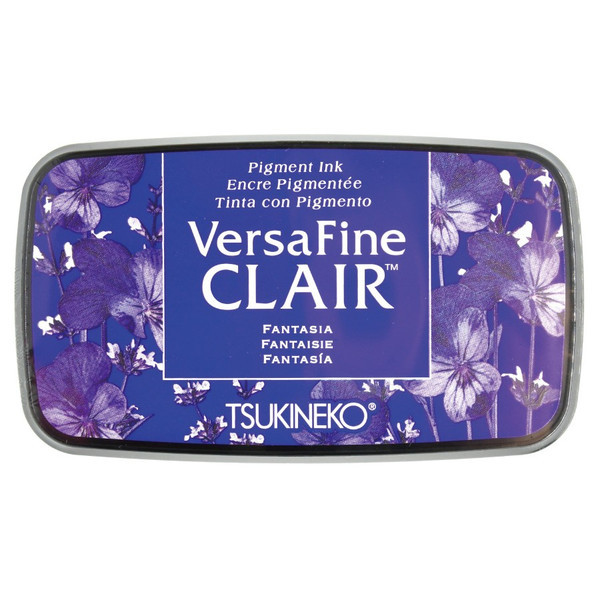 TSUKINEKO - Magic blue and purple Fantasis (102) Quick-drying Oil-based Pigment Stamp Pad