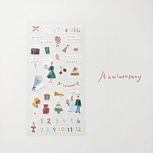 Miki Tamura Sticker Set - Anniversary
