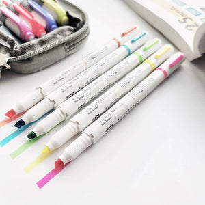 Zebra Mojini Line Highlighter - 5 Color Set