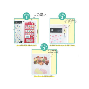 Mind Wave Storage Folder - Multi Seal Pocket File - Polka Dots