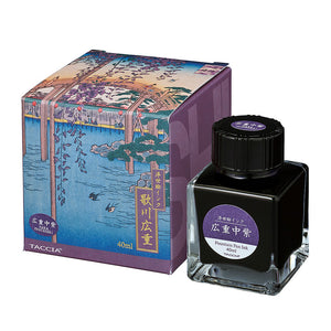 TACCIA Ukiyo-e Fountain Pen Ink - Hiroshige Nakamurasaki TFPI-WD42-11