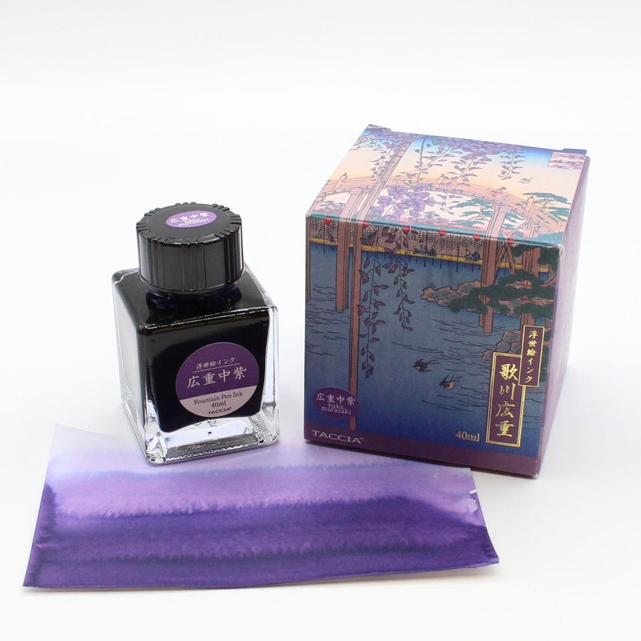 TACCIA Ukiyo-e Fountain Pen Ink - Hiroshige Nakamurasaki TFPI-WD42-11