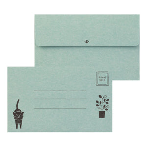 Midori Letter Writing Set - Letter Set Smile Cat