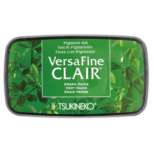 TSUKINEKO - Oasis Green (501) Quick-drying Oil-based Pigment Stamp Pad