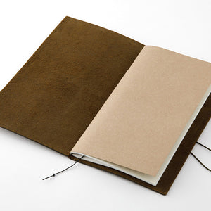 Traveler's Notebook Olive - Regular Size - Leather Journal Notebook Kit