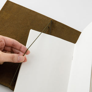 Traveler's Notebook Olive - Regular Size - Leather Journal Notebook Kit