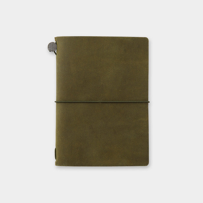 Traveler's Notebook Olive - Passport Size - Leather Journal Notebook Kit